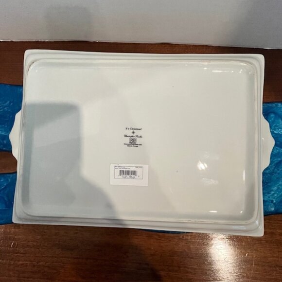 Christopher Radko “It's Christmas” Handled Ornament Tray Made in Portugal - Picture 6 of 9